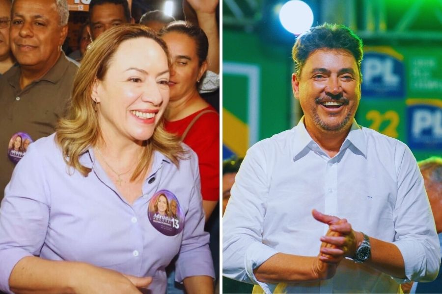 Adriana Accorsi e Wilder Morais. Imagem registrada pela assessoria