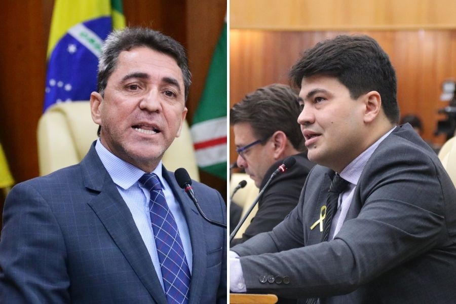 Vereadores Cabo Sena e Igor Franco. Foto: Câmara de Goiânia