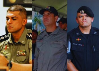 Coroneis Edson, Correa e Cortez | Foto: Reprodução