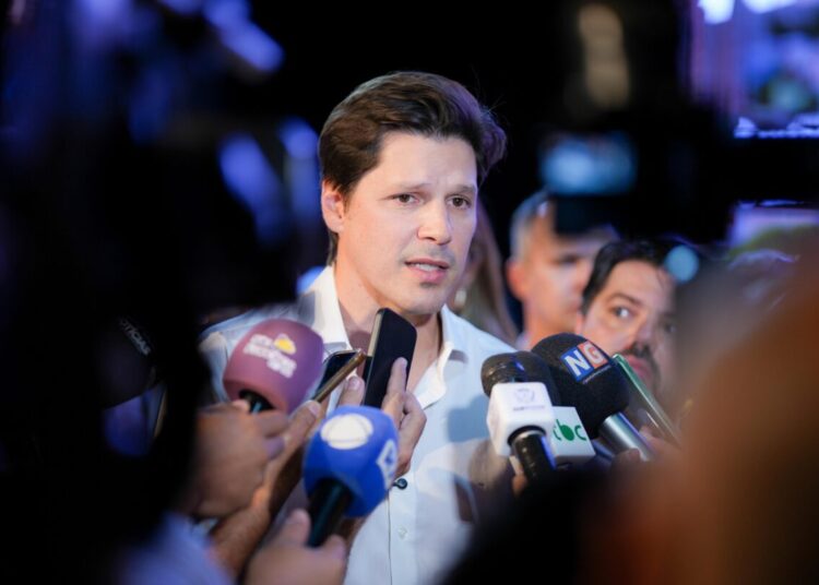 Entrevista coletiva com Daniel Vilela | Foto: Governo de Goiás