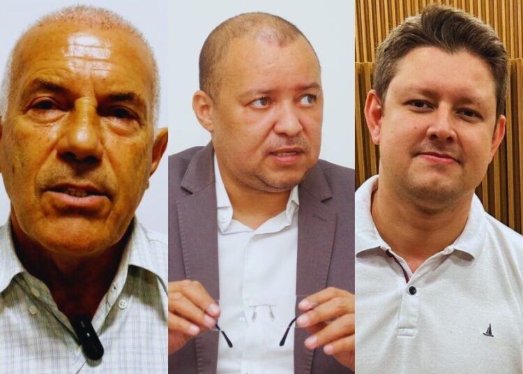 Marlon Caiado, Marcos Roberto e Arthur Sousa | Foto: Redes Sociais