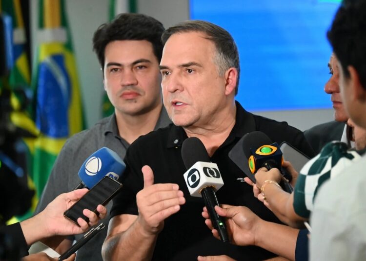 Prefeito de Goiânia Sandro Mabel. A imagem foi fotografa pela equipe de Comunicação da Prefeitura