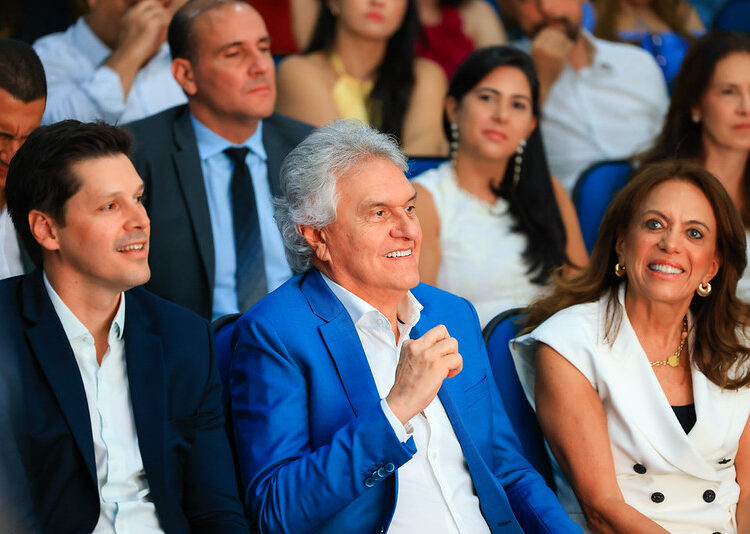 Daniel, Caiado e Gracinha | Foto: Wesley Costa