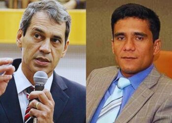 Ex-vereadores Carlos Soares e Fábio Caixeta | Foto: Reprodução