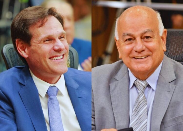 Lissauer Vieira e Helio de Sousa | Foto: Reprodução